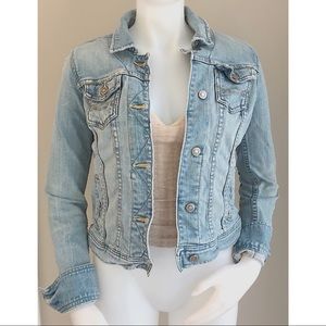 Abercrombie & Fitch Distressed Jean Jacket